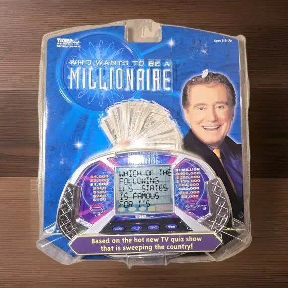 NEW Who Wants To Be A Millionaire Handheld Electronic Game Tiger Hasbro 2000