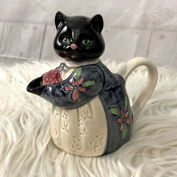 Vintage OTAGIRI Japan The Edith Collection Cat Creamer anthropomorphic