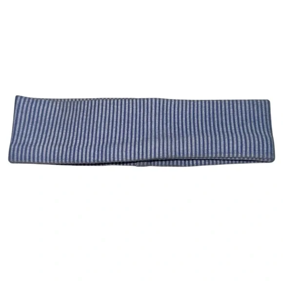 Fresh Produce Blue and White Striped Hair Accessory / Hair Tie