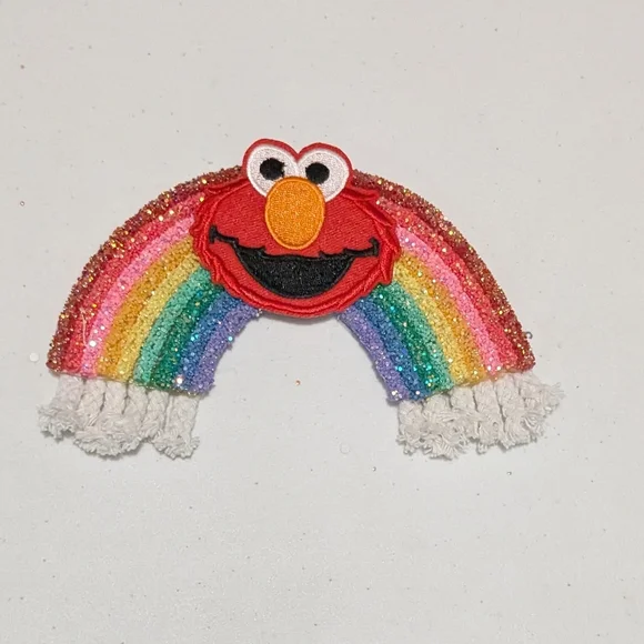 Elmo Girls 5-Inch Elmo Hair Clip Elmo Bow Elmo Birthday Sesame Street Bow