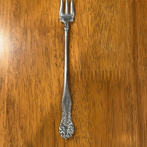 Harlem Casino pickle fork from the 50’s. Silver plated. W R back stamp