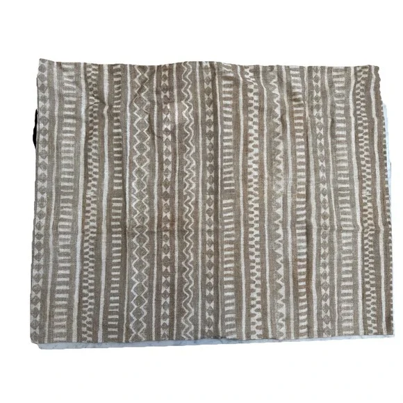 Pottery Barn Shorewood Printed Mud Cloth Sham Standard Photo Sample