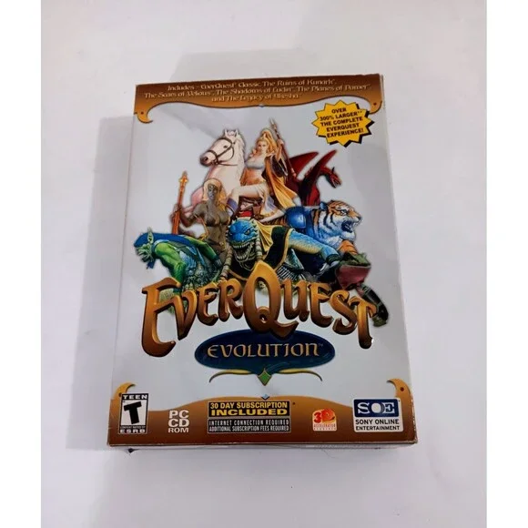 EverQuest: Evolution (PC, 2003) Complete Set