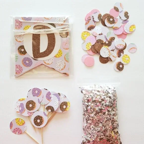 Donut Grow Up Banner Set | Donut Birthday Party | Two Sweet Birthday