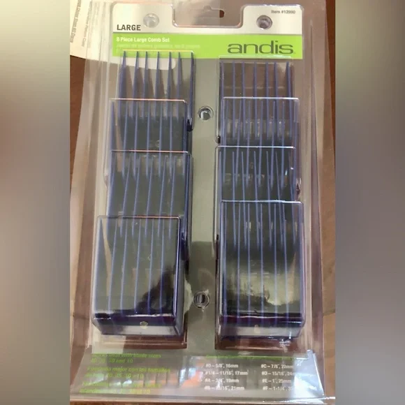 Andis Detachable Large Clipper Set of 8