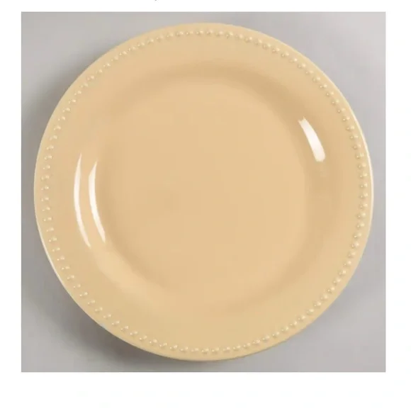 Pottery Barn Emma Yellow 2 Dinner plates
