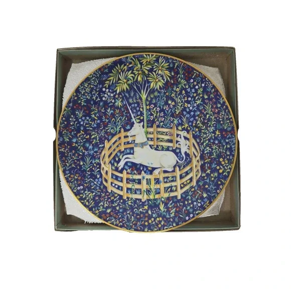 Limoges collector plate La Chasse À La Licorne 1971 N' 1 Unicorn U85