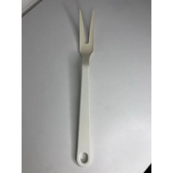 Tailor Made Products SERVING FORK UTENSIL WHITE Plastic Nylon 11 
