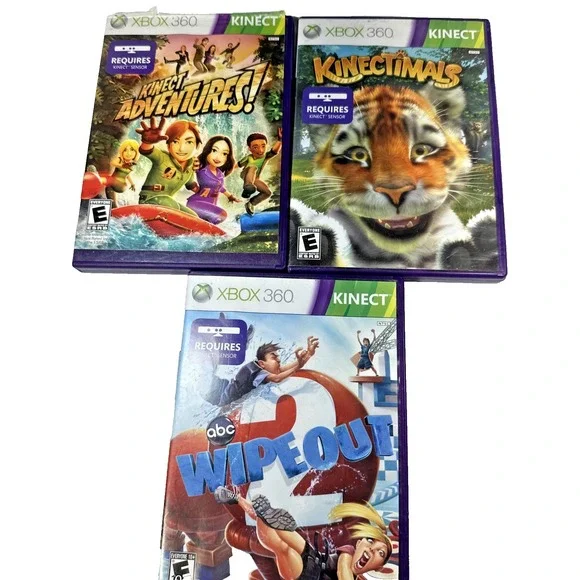 Xbox 360 Kinect Games Wipeout Adventures Kinectimals