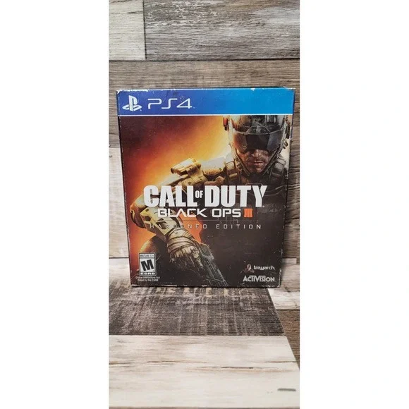Call of Duty: Black Ops III Hardened Edition Steelbook with game PS4