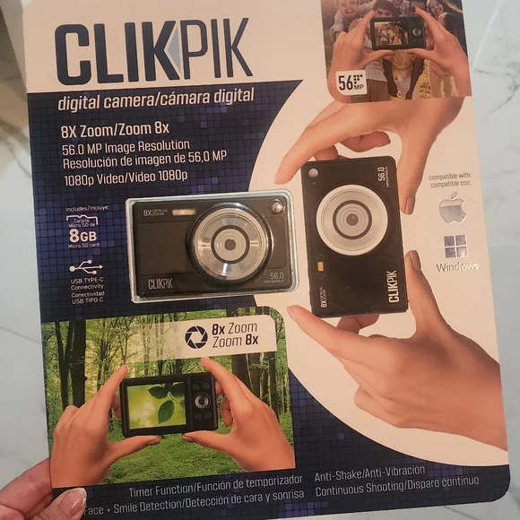 TRAVEL - 8x Zoom - Digital Camera - CLICKPIK
