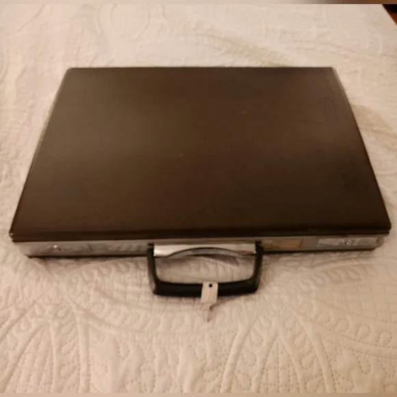 Brown and Silver Laptop with Slim Design and Smooth Finish