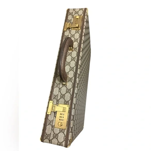 Vintage GUCCI GG briefcase attaché