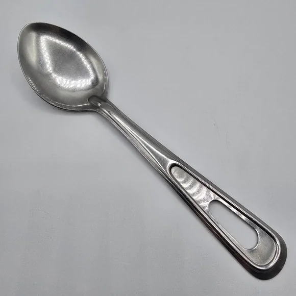 Vintage Ekco Stainless Serving Spoon China 11 1/4