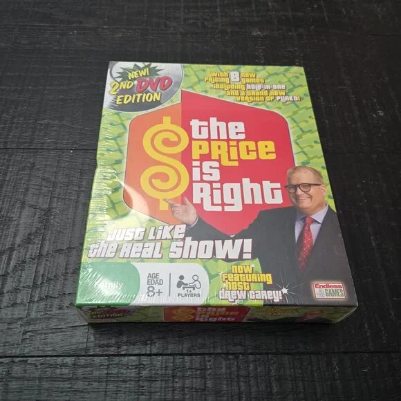 NEW IN BOX, The Price Is Right, DVD video game. Featuring Drew Carey!