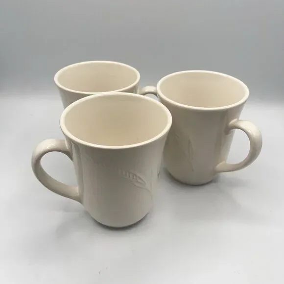 Pottery Barn - DANSK Wheat Mugs - Set Of 3