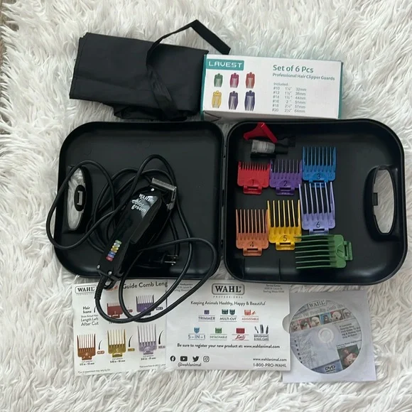 Wahl Color Groom Dog Clippers W/Case USED