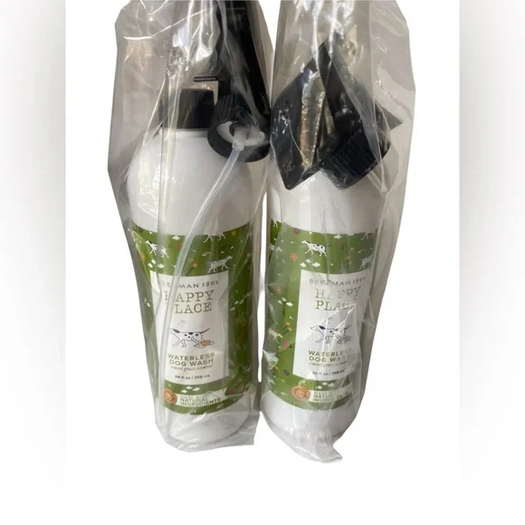 Beekman 1802 Happy Place Waterless Dog Wash 24 fl. oz. Set of 2 New