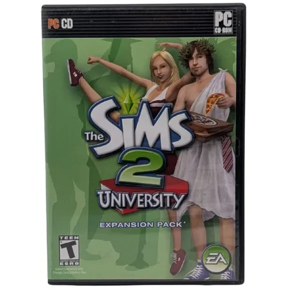 Sims 2 University (PC) – 2-Disc Set + Apartment Life Extra Disc