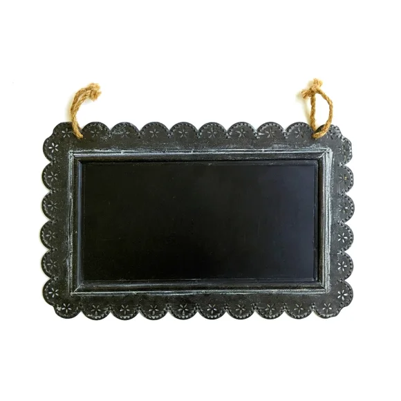 Urban Outfitters Scalloped Edge Hanging Chalkboard