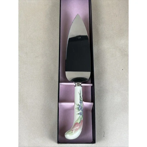 Rare NIB VTG Garden Party PFALTZGRAFF Stainless Cake Pie Server SheffieldEngland
