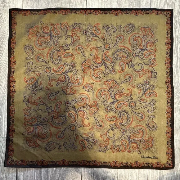 FREE FREE Christian Dior Paisley Scarf with a $400 purchase.