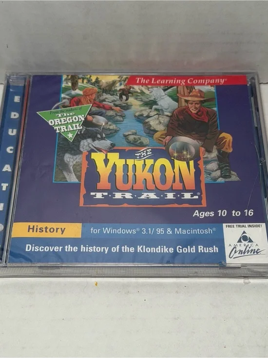 NEW SEALED Vintage 1997 Yukon Trail by Oregon Trail PC MAC Computer Game