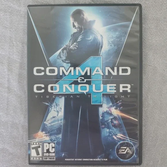 Command Conquer 4 Tiberian Twilight PC DVD ROM Game Teen‎ EA Games