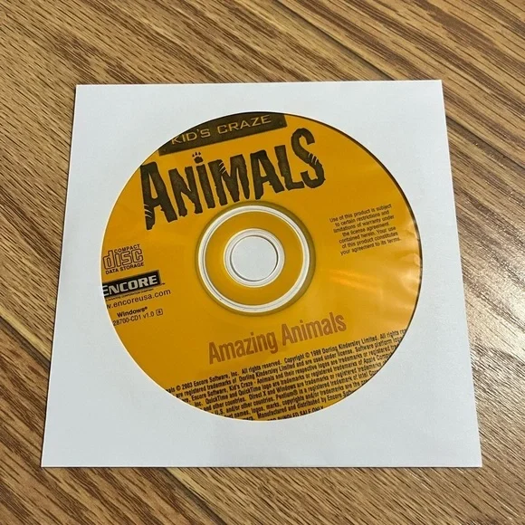 Kids Craze Amazing Animals PC Game 2003