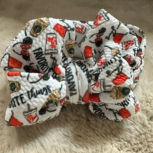 Disney Minnie, Chick-fil-A, Starbucks Favorite Things all in 1 Infant Headband