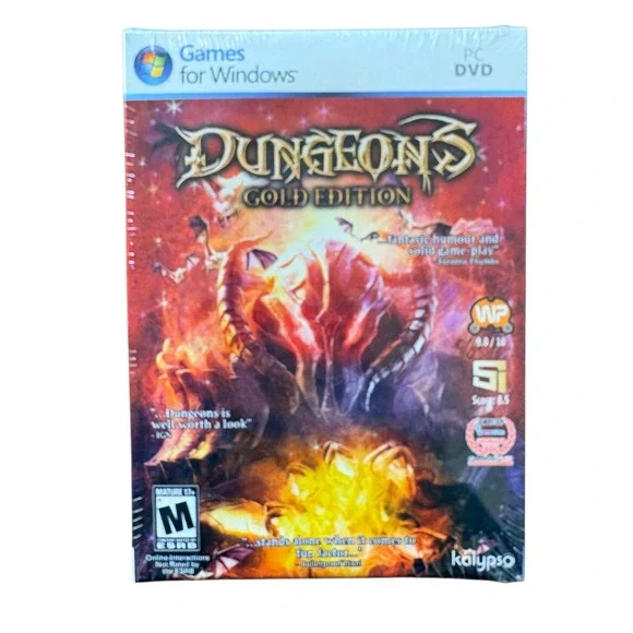 Dungeons Gold Edition PC DVD Windows Game Kalypso Media New Sealed‎ Strategy RPG