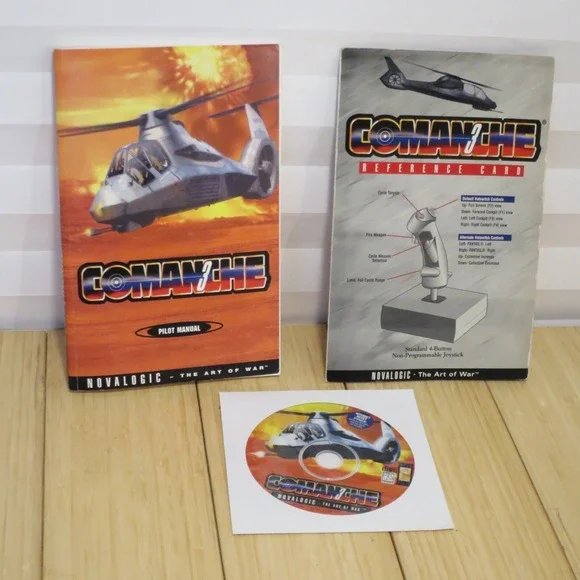 Comanche 3 The Art of War CD-ROM for PC with Manual and Reference Card