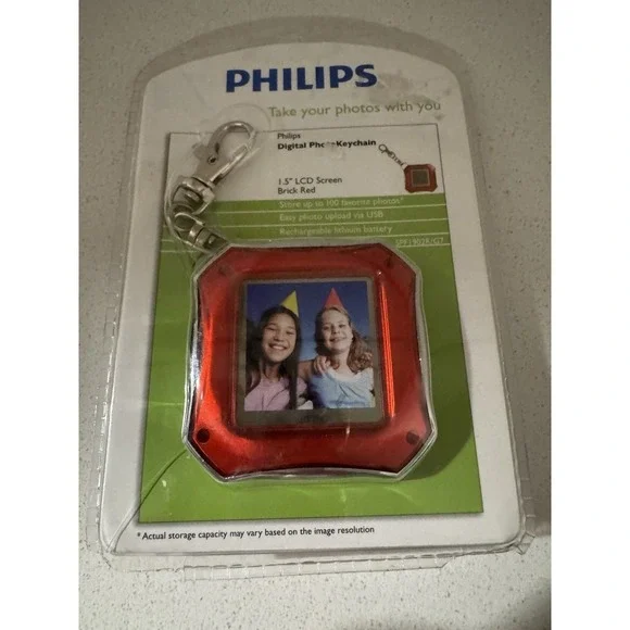 Philips Digital PhotoKeychain 1.5 LCD Screen New In Box