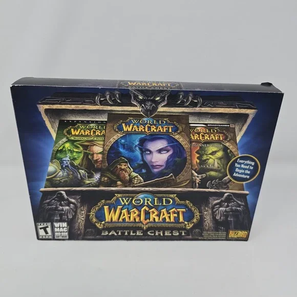 World‎ of Warcraft Battle Chest COMPLETE w ALL Key Codes Rare 2007 PC Ships FAST