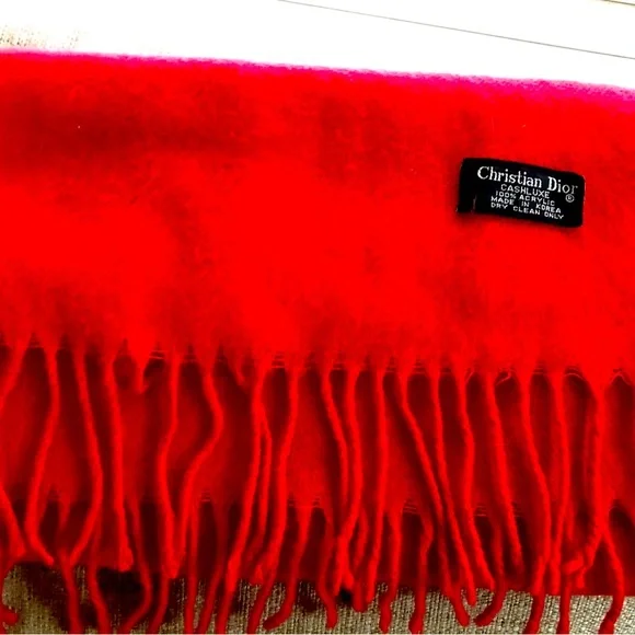 Christian Dior cashmere scarf