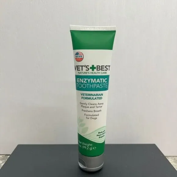 Vet's Best Enzymatic Dogs Health Care Fresh Breath Dental Gel Toothpaste 3.5 oz