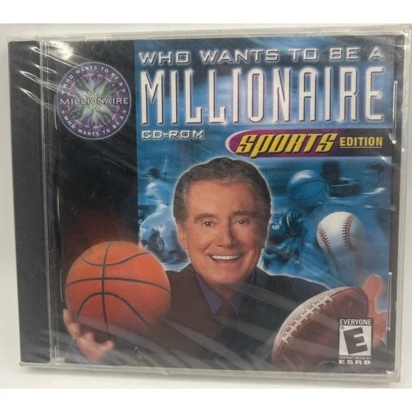 Who Wants to Be a Millionaire Sports Edition‎ PC CD-ROM 2000 New Sealed Regis
