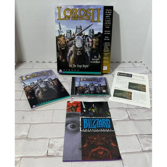 Lords of the Realm II‎ PC CD ROM Game Sierra 1996 Teen T