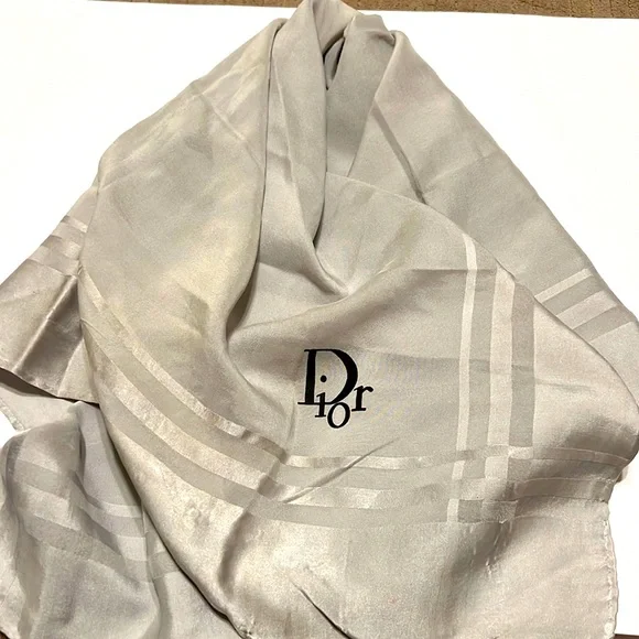 Dior silk scarf