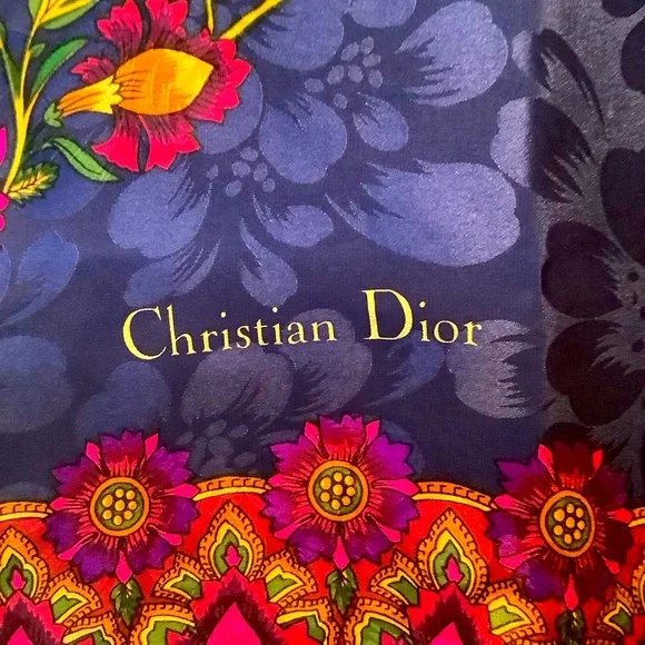 Vintage Dior Silk Scarf