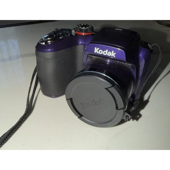Kodak Easy Share Z 5120 16mp Digital Camera 26x Zoom+8gb SD UNTESTED Purple