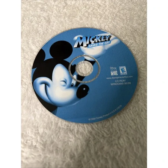 Disney's Mickey Saves the Day 3D Adventure PC CD ROM WIN 95/ 98 PC Disc Only