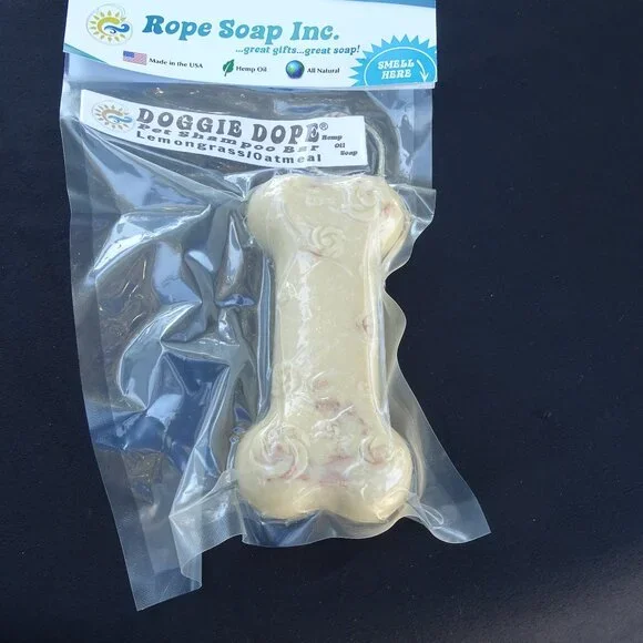 Doggie Dope Pet Shampoo Bar - Lemon grass/Oatmeal
