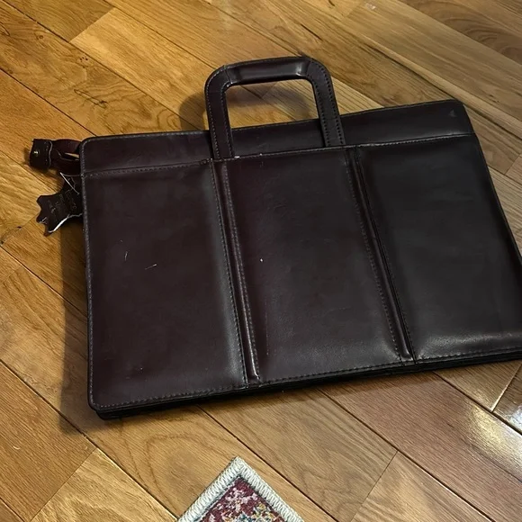 Vintage heritage leather briefcase