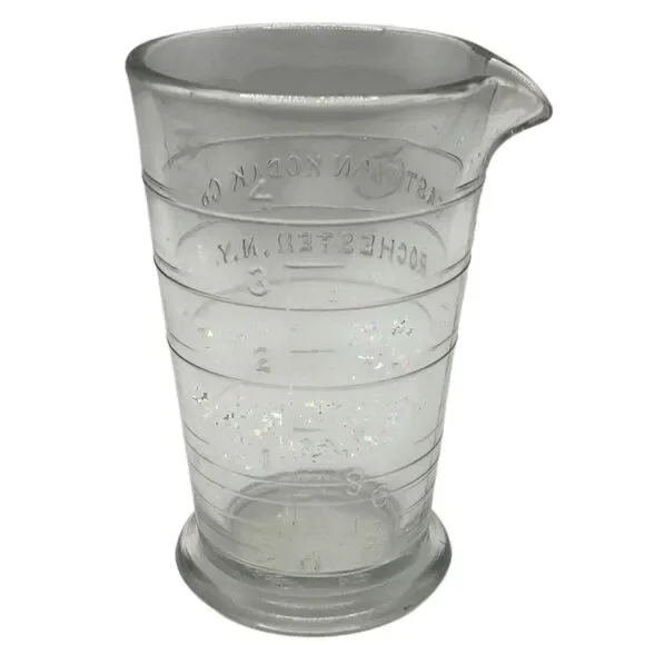 Vintage Kodak 4 oz Glass Measuring Beaker