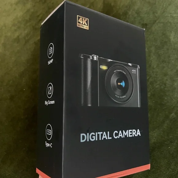 4K Ultra HD Digital Camera - Black