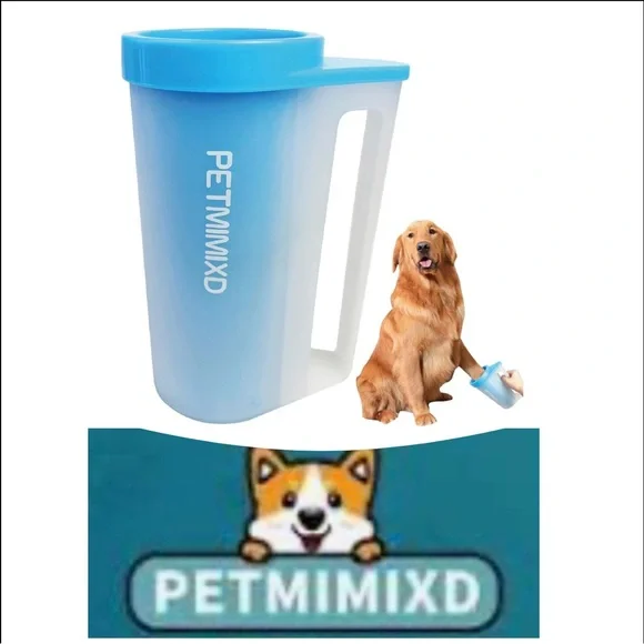 PETMINIXD Portable Pet Dog Paw Washer Cleaner
