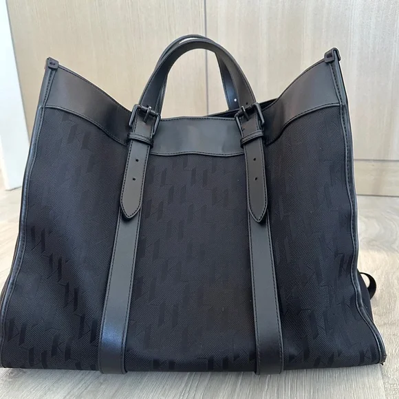 karl lagerfeld Black Men's Tote Bag
