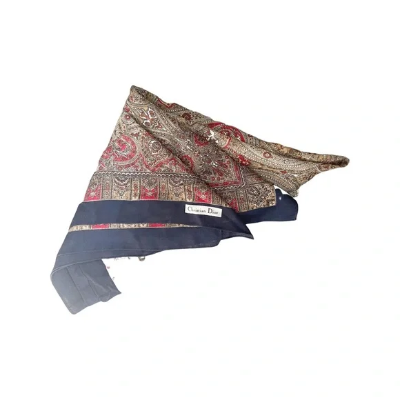 Christian Dior Paisley Scarf