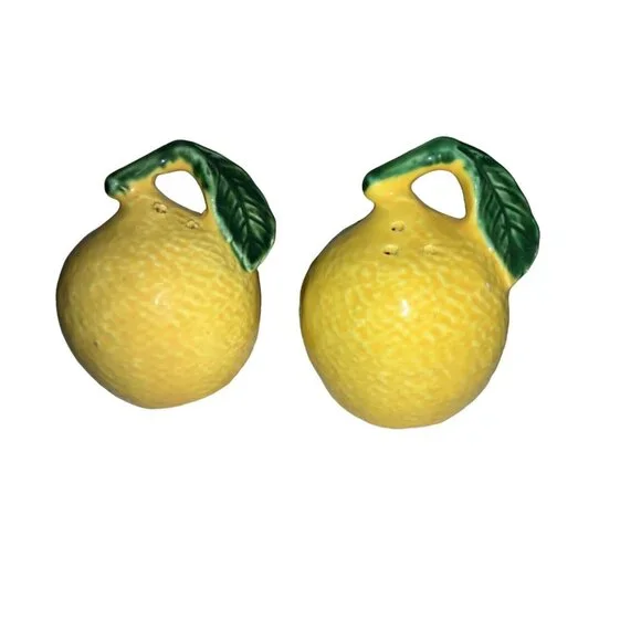 Lemon Salt & Pepper Shaker Set- Japan Vintage